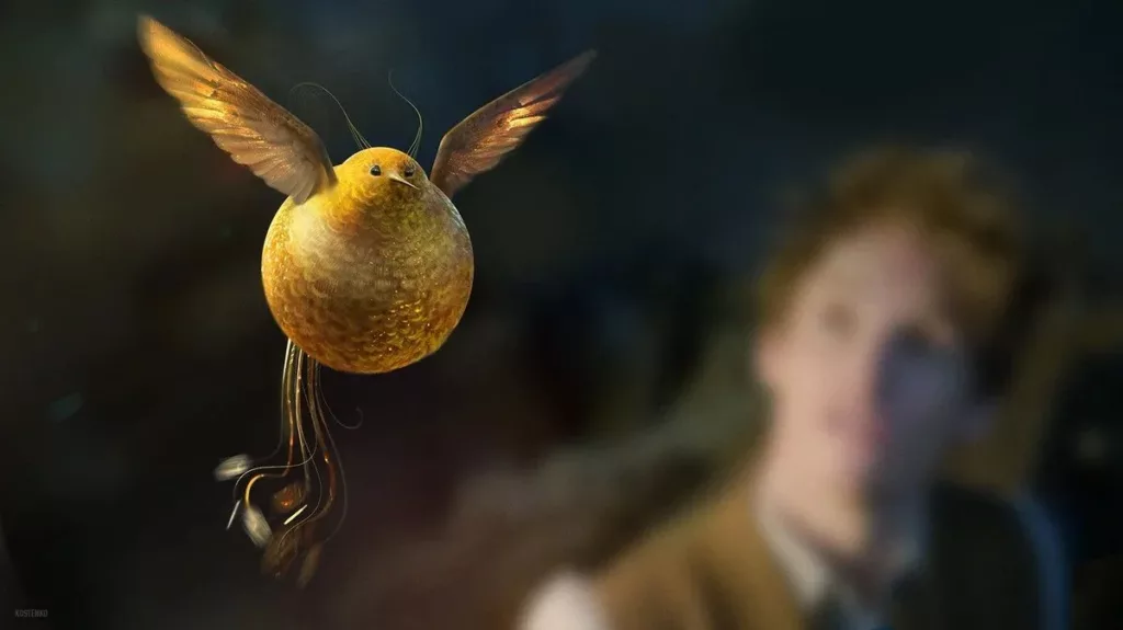 Hogwarts-magical-creatures-golden-snidget 