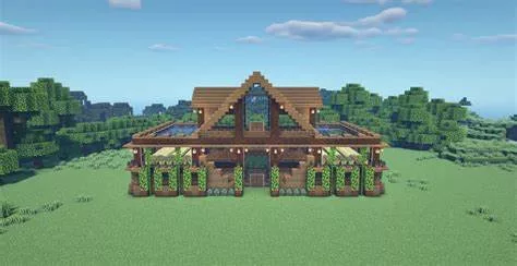 Spruce House Minecraft