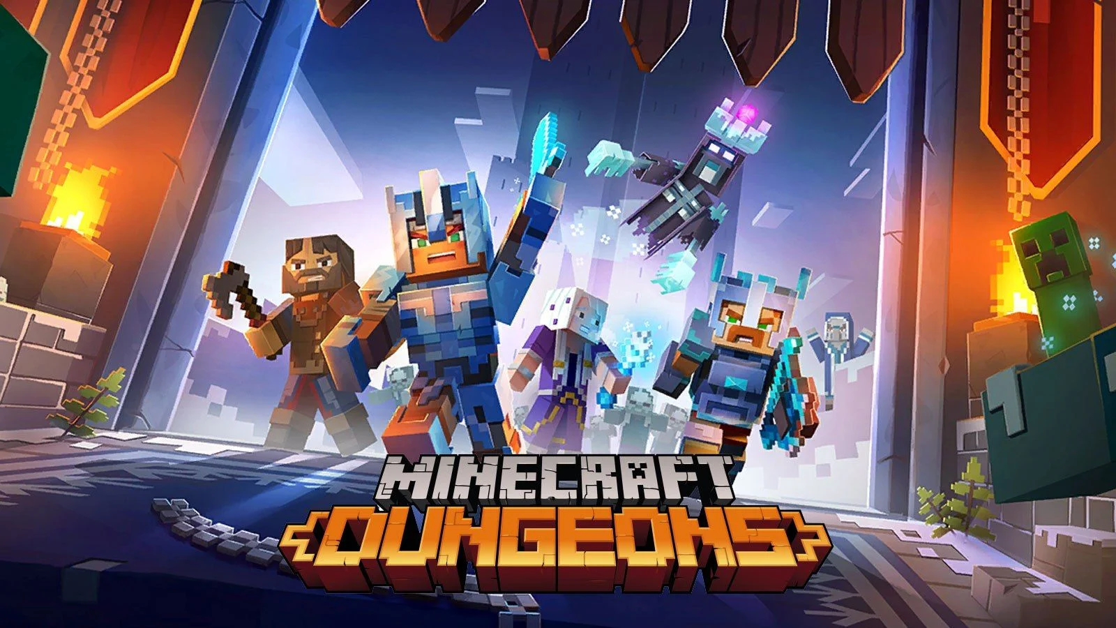 Minecraft Dungeons Arcade Cards