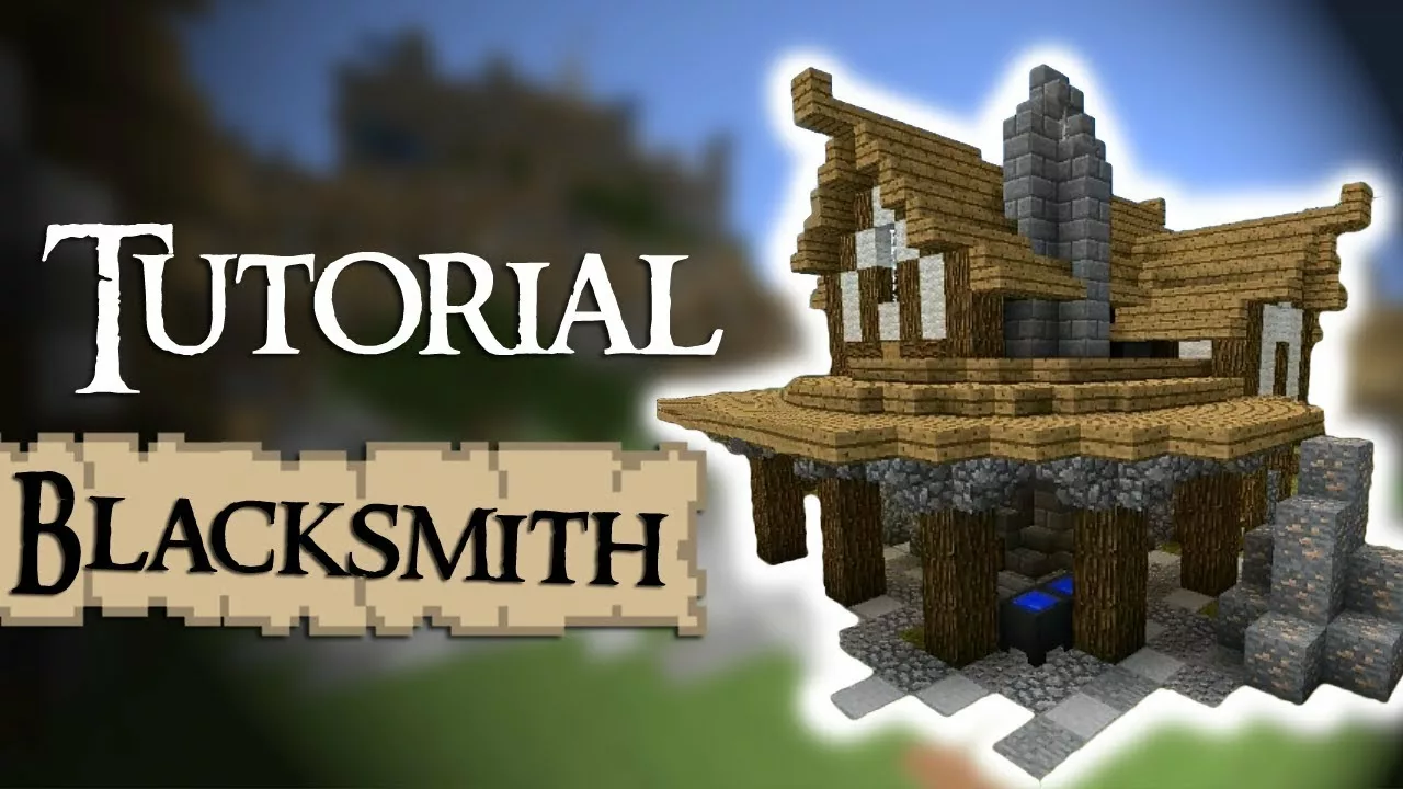 Minecraft, How To Build A Blacksmith's House