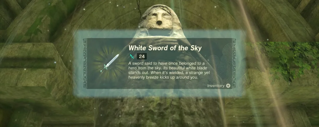 White Sword of The Sky Zelda
