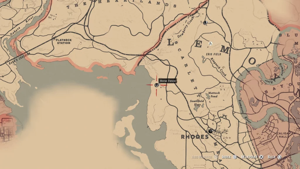 Horse Fence RDR2 