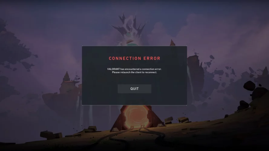 Error VAL 5 Valorant