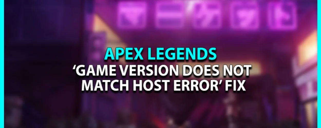 Apex Game Version Does Not Match