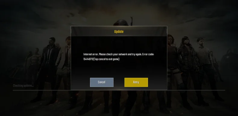 PUBG Unknown Network Pass Code