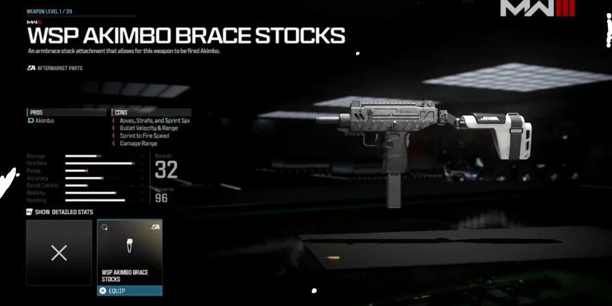Yellow Jacket Akimbo Brace Stock MW3