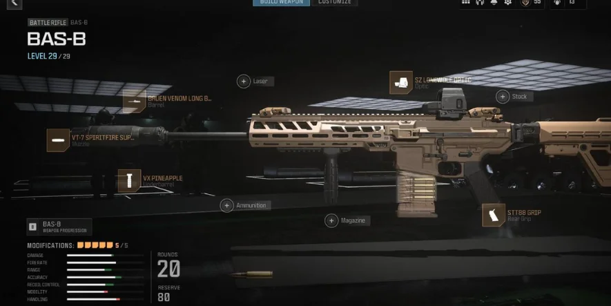BAS-B Loadout for MW3