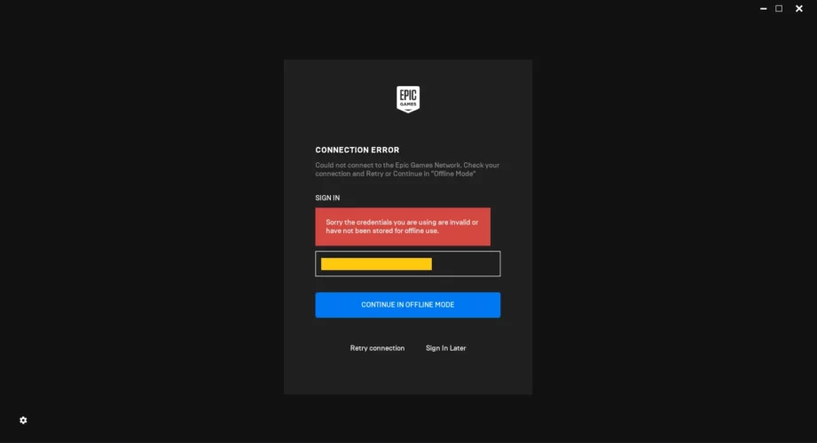 Unable To Login To Your Epic Games Account